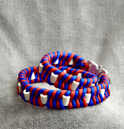 Collier en paracorde avec perles EM – Protection naturelle et élégance artisanale