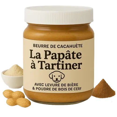 Beurre de cacahuète pour chiens