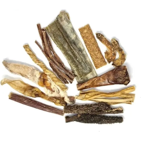 Box mix friandises séchées - Mastication sans effort (14 articles individuels à mastiquer)