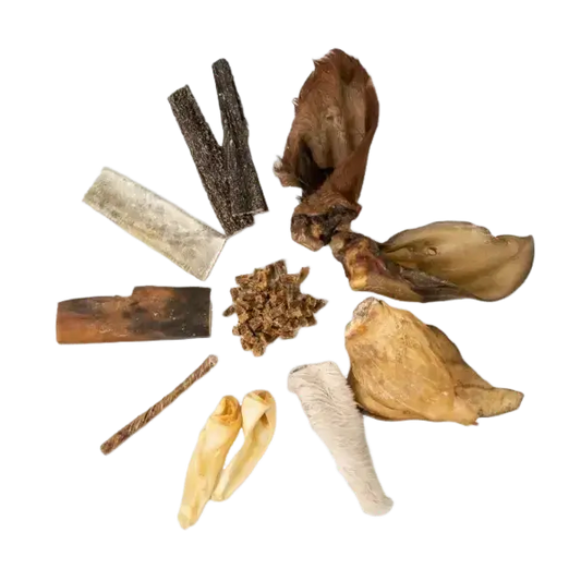 Box mix friandises séchées - Mastication faibles en calories (11 friandises uniques à l'intérieur)